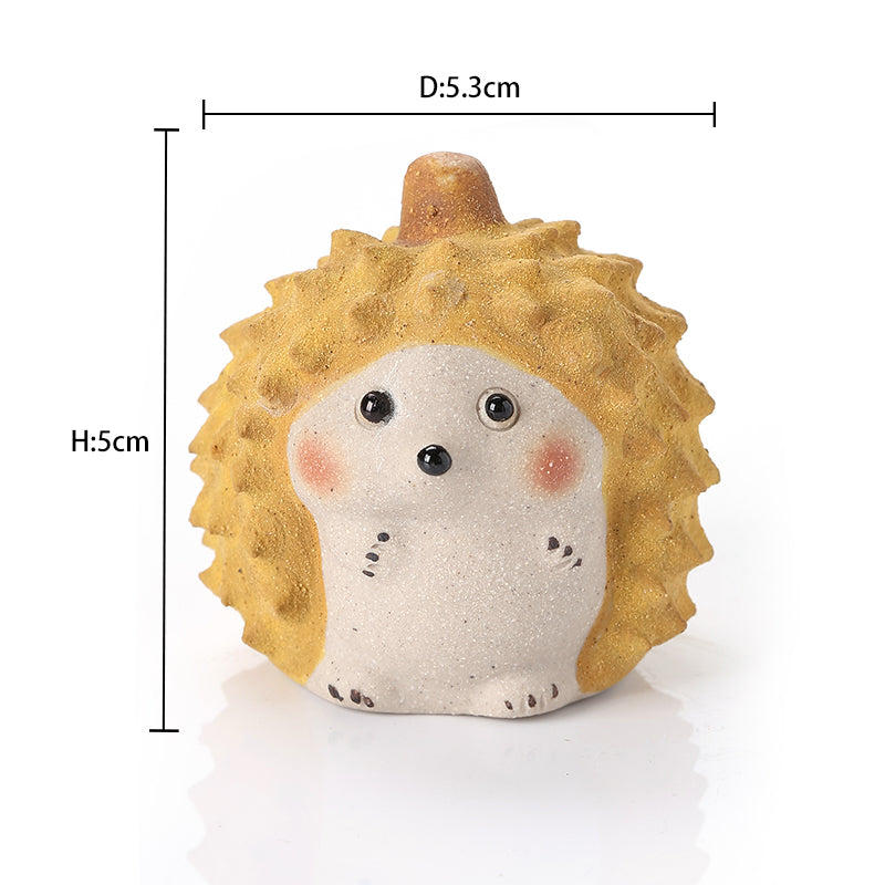 HANDMADE DURIAN CAT TEA PET ORNAMENTS