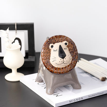 LION SHAPE HOME PEN HOLDER
