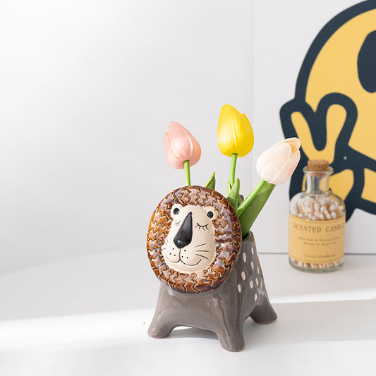LION SHAPE HOME PEN HOLDER