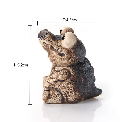 HANDMADE CROCODILE TEA PET ORNAMENTS