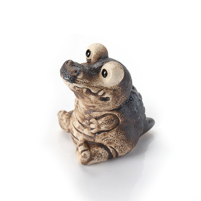HANDMADE CROCODILE TEA PET ORNAMENTS