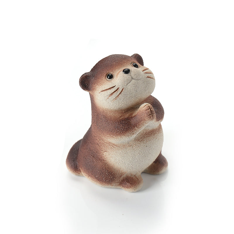 HANDMADE OTTER TEA PET ORNAMENTS