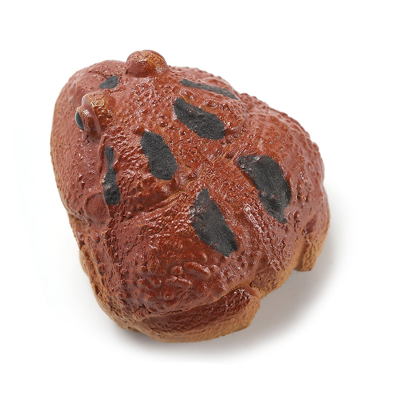 TEA PET DECORATION SMALL GOLDEN TOAD SMALL FROG
