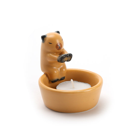 CREATIVE AROMATHERAPY CANDLE CUP CUTE KAPIBALA CANDLE HOLDER