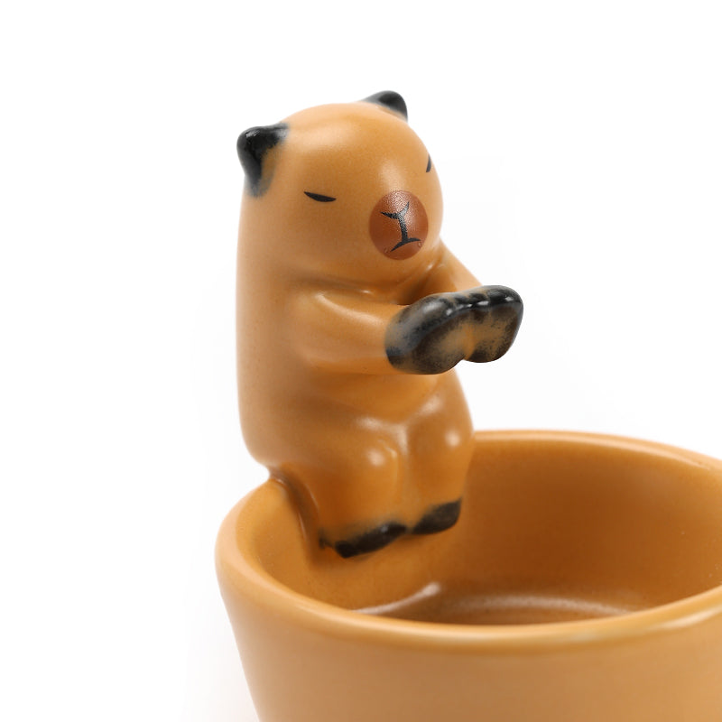CREATIVE AROMATHERAPY CANDLE CUP CUTE KAPIBALA CANDLE HOLDER